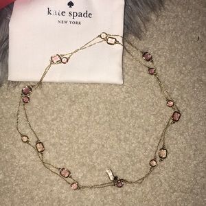 Kate Spade Long Necklace w Box & Bag